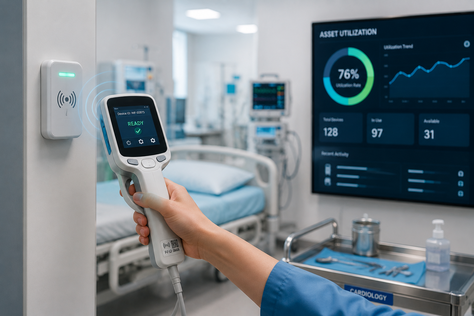 How RFID and IoT Simplify Medical Device Utilization Tracking
