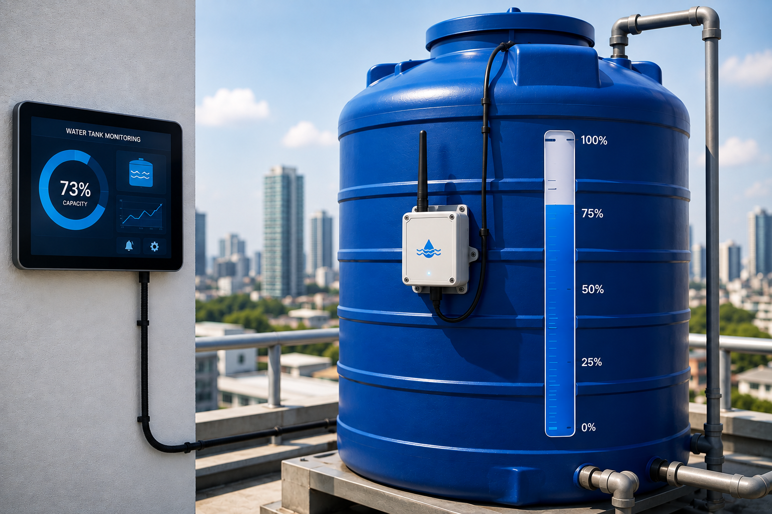 IoT untuk Monitoring Kapasitas Tangki Air Gedung Secara Real-Time