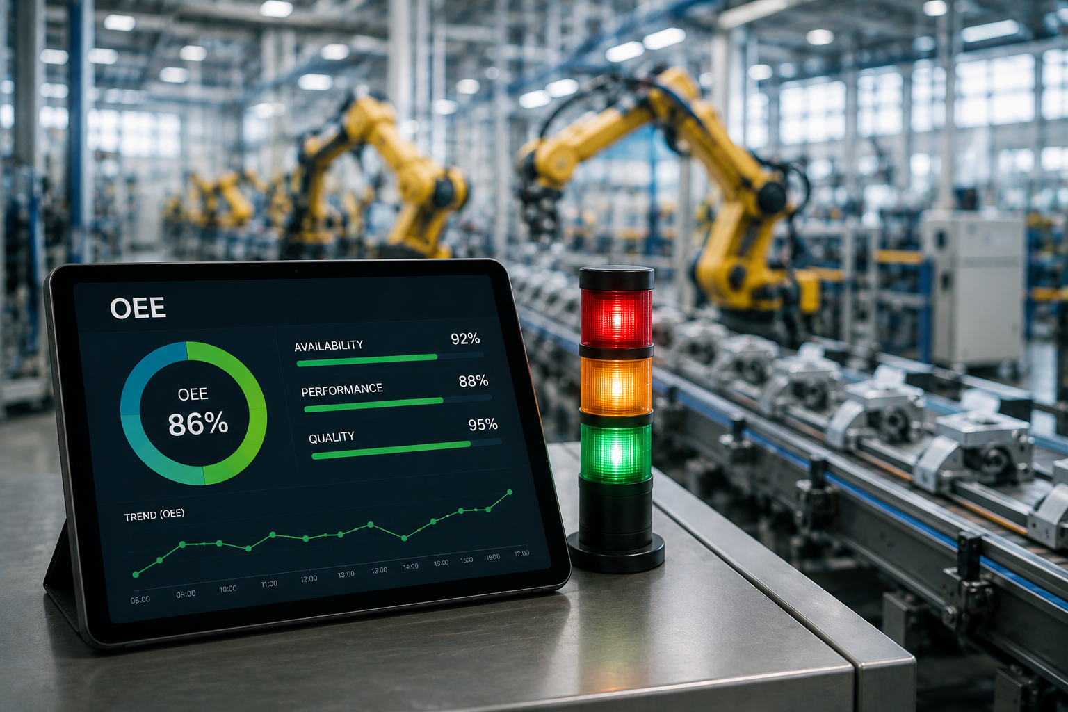 How IoT Helps Manufacturers Improve Overall Equipment Effectiveness (OEE)