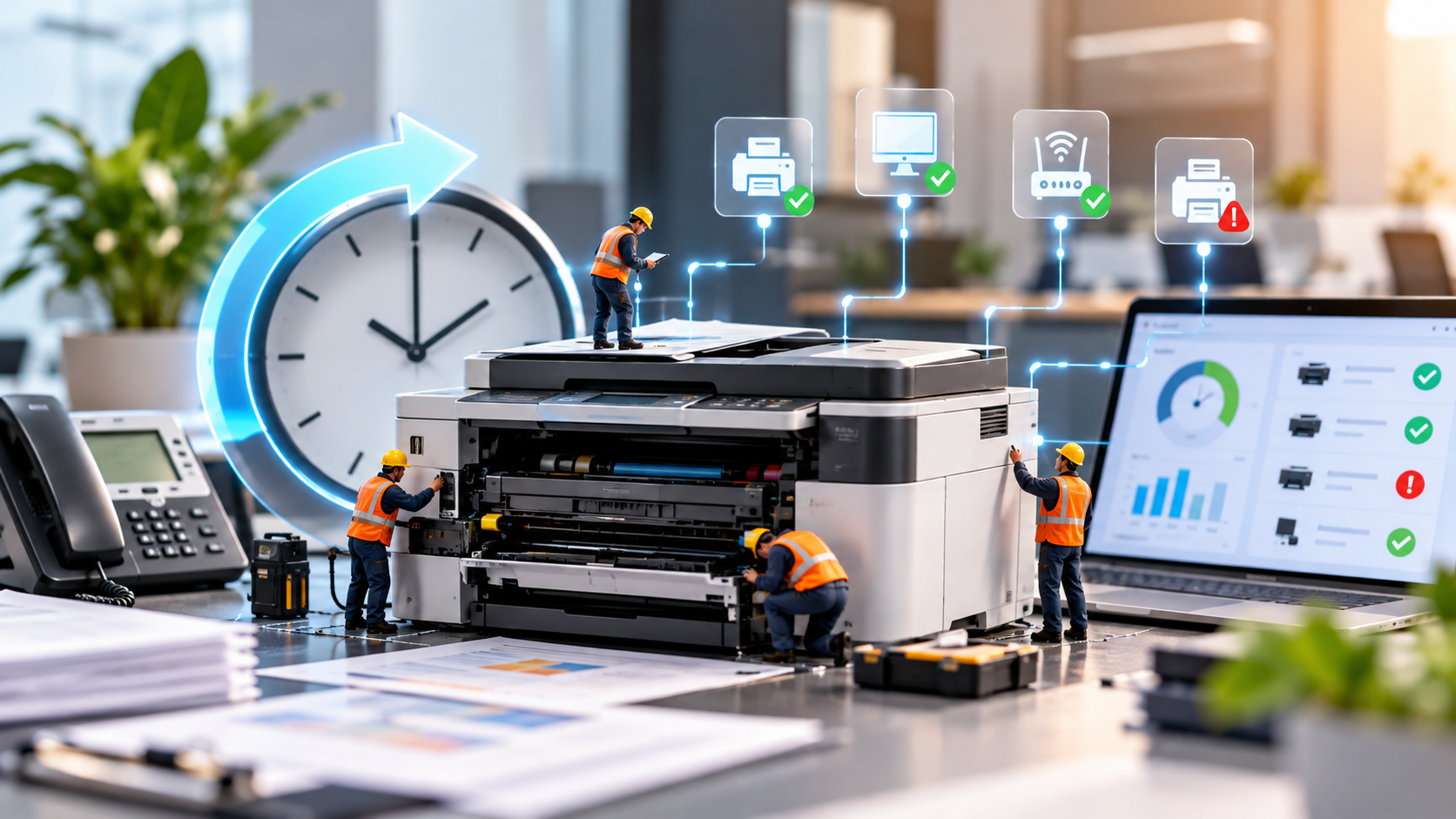 Mengurangi Downtime Printer dan Perangkat Kantor dengan IoT Monitoring
